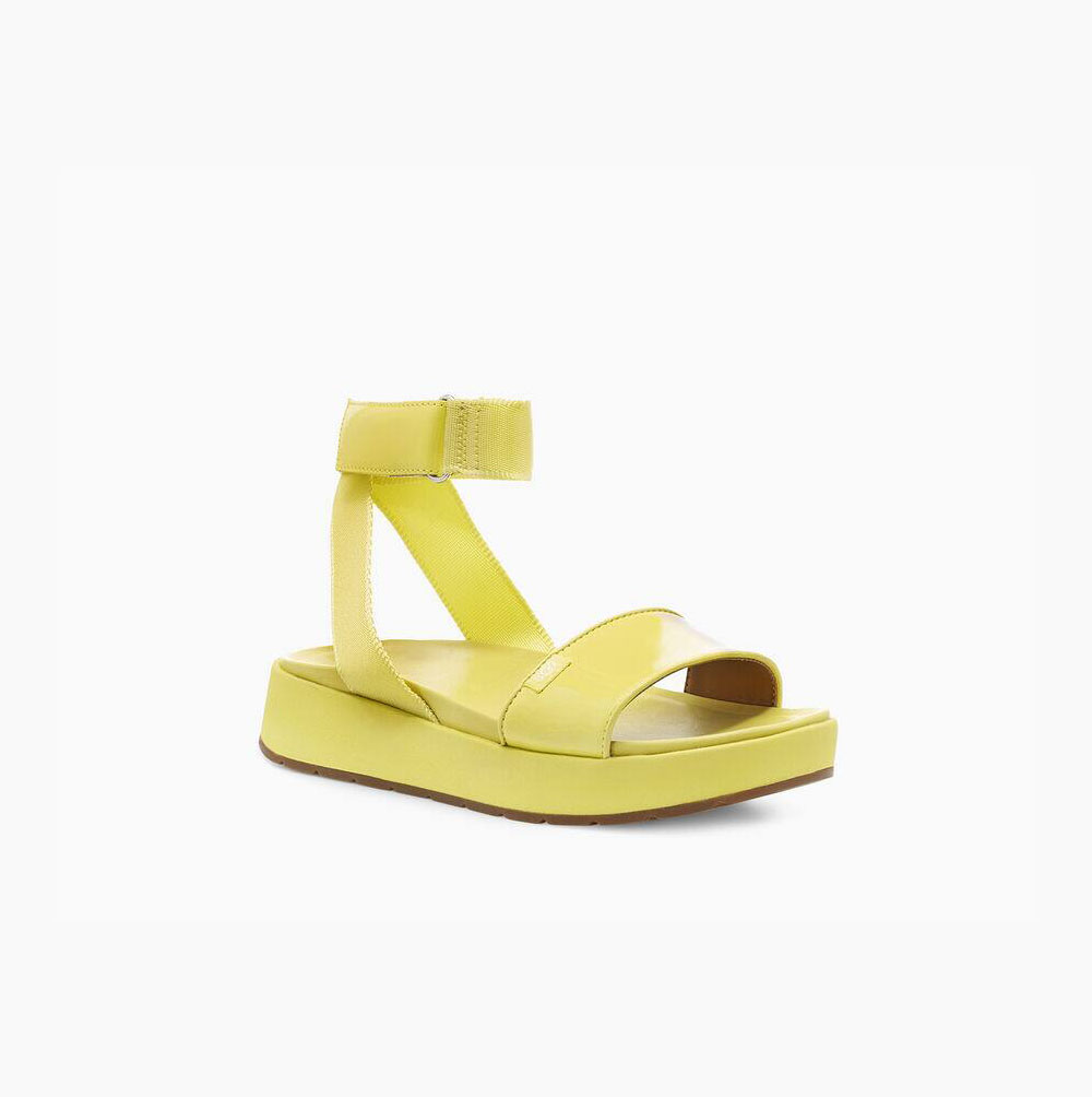 UGG Lennox Light Yellow Sandals for Women (ATFI86291)